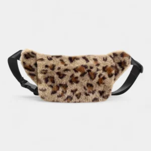 sac banane léopard fourrure tachetée