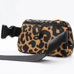 Sac Banane Tissu Leopard poche arrière