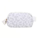 Sac Banane Tissu Leopard blanc gris