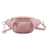 Sac Banane Velours Côtelé Rose