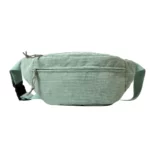 Sac Banane Velours Vert d'Eau