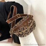 banane femme leopard marron tissu