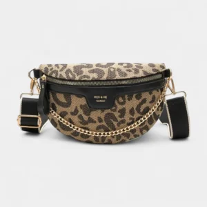 Banane Femme Leopard Noir