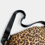 banane xl léopard bandoulière en nylon