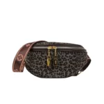 Sac Banane Leopard Noir