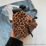 Sac Banane Imprime Leopard tissu