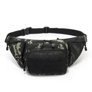 sac banane militaire multicam noir