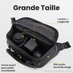 Sac Banane Pour Appareil Photo un boitier et 2 objectifs