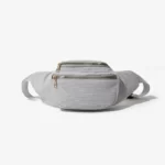 Sac Banane Velours Gris