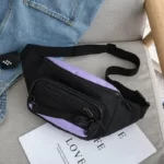 sac banane année 80 vintage violet