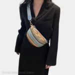 sac banane multicolore en bandoulière