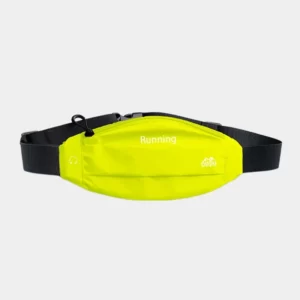 sac banane running jaune fluo