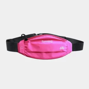 sac banane running rose fluo