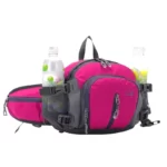 sac banane velo rose fluo porte bouteilles