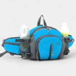 sac banane velo bleu fluo porte bouteilles