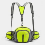 sac banane velo jaune fluo avec des bretelles