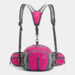 sac banane velo rose fluo bretelles