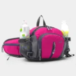sac banane velo rose fluo porte bouteilles