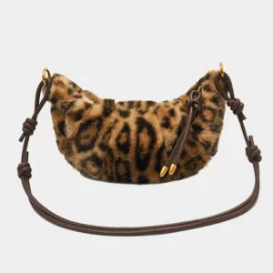 Sac Banane Fausse Fourrure Leopard