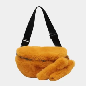 Sac Banane Fausse Fourrure jaune
