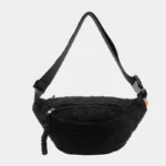 Sac Banane Femme Moumoute Noir