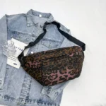 Sac Banane Leopard XXL léopard foncé grande poche