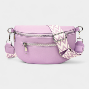 Sac Banane Femme Simili Cuir Lilas Violet Pastel Pâle