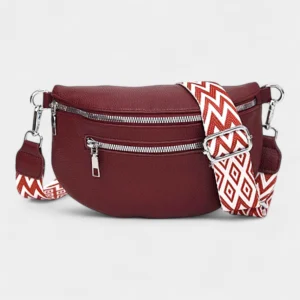 sac banane sangle interchangeable rouge bordeaux