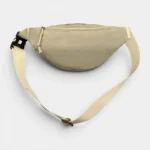 Sac Banane Nylon Ripstop Colorblock Années 90 Sac banane nylon beige crème poche arrière