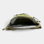 Sac Banane Bandoulière Randonnée Élastique Porte-Gourde interieur du sac banane avec poche filet et poche plaquee