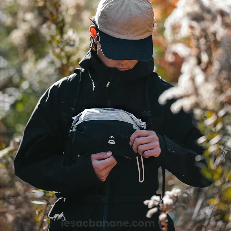 Sac Banane Pour Randonnée accroche au sac à dos