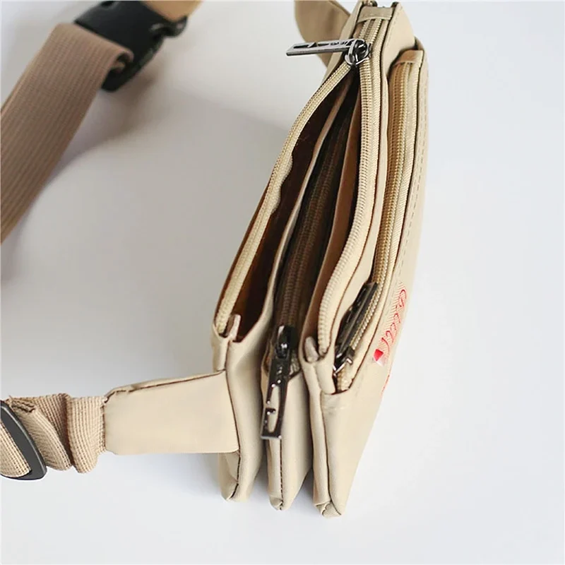 petit sac banane avec 4 poches zippées