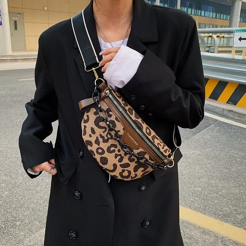 sac banana leopard bandoulière