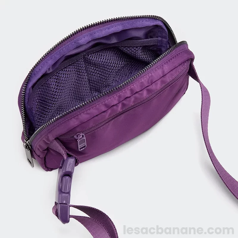 sac banane violet en nylon